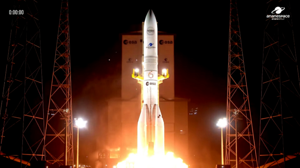 Only the second launch of an Ariane 6 rocket in its especially powerful configuration. The launch of Amazon Leo satellites on an Ariane 64 rocket from French Guiana this Thursday 