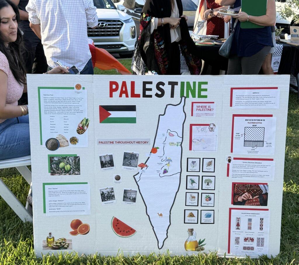 Poster displayed at The Kinkaid School’s Culture Fest labels Israel, Gaza and the West Bank as Palestine, prompting accusations of antisemitism and criticism from Jewish groups 