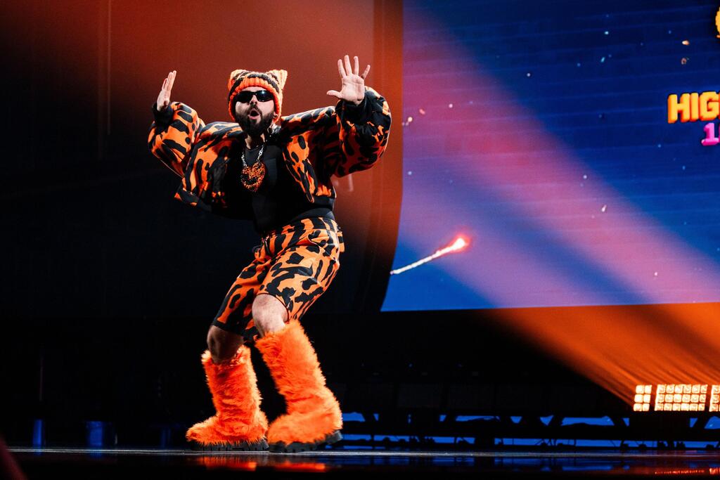 Greece rehearses for Eurovision 2026 (Photo: Corinne Cumming/EBU) יוון בחזרות לאירוויזיון 2026
