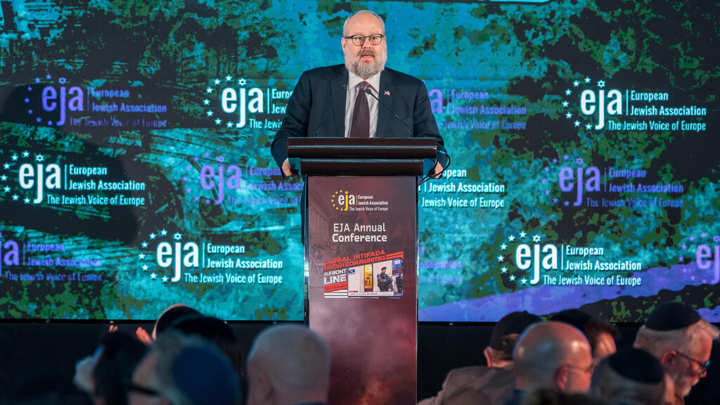 Rabbi Yehuda Kaploun, the US special envoy to monitor and combat antisemitism (Photo: Daniel Rahamim) הרב יהודה קפלון