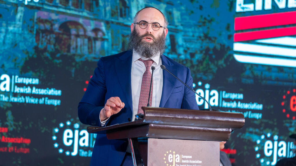 Rabbi Menachem Margolin, chairman of the European Jewish Association (Photo: Daniel Rahamim) הרב מנחם מרגולין