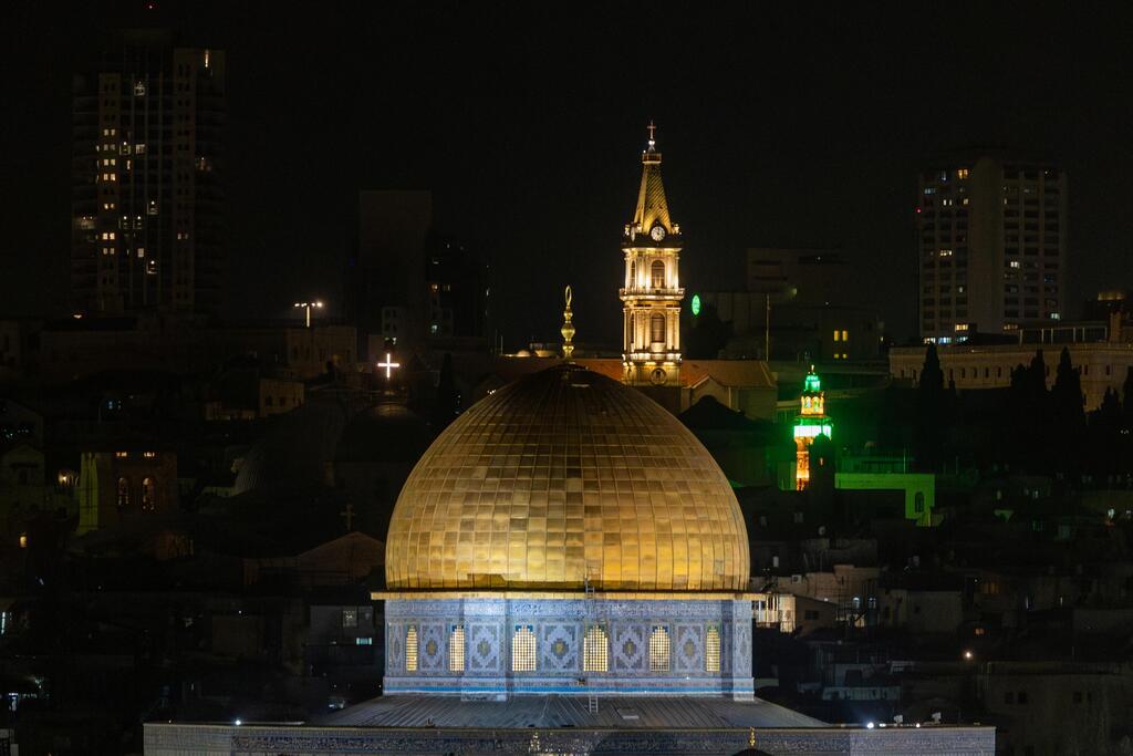 The Dome of the Rock and Monastery of Saint Saviour (Photo: Dor Pazuelo) כיפת הזהב ומנזר סן סלוודור