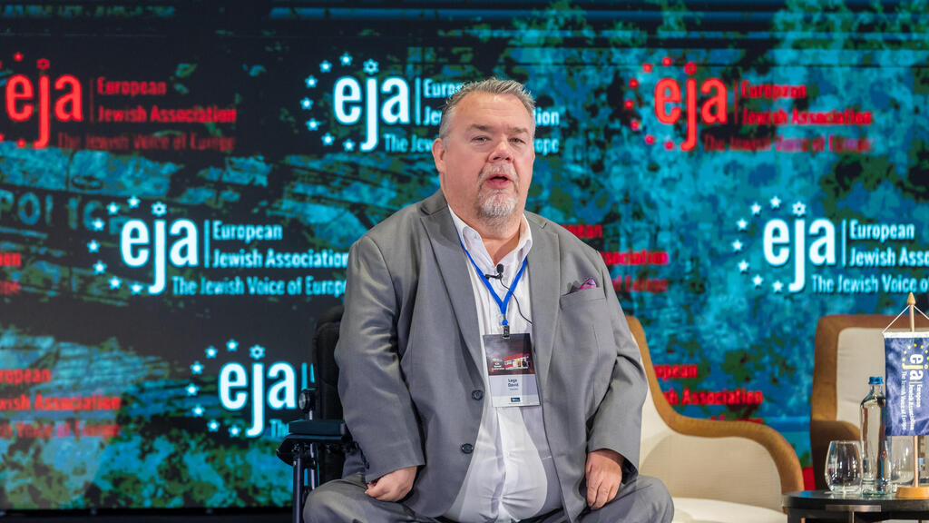 David Lega of Sweden, secretary-general of the European Jewish Association and a former member of the European Parliament (Photo: Daniel Rahamim) דוד לגה