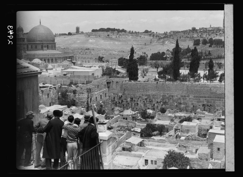 הכותל ושכונת המוגרבים בתקופת המנדט הבריטי