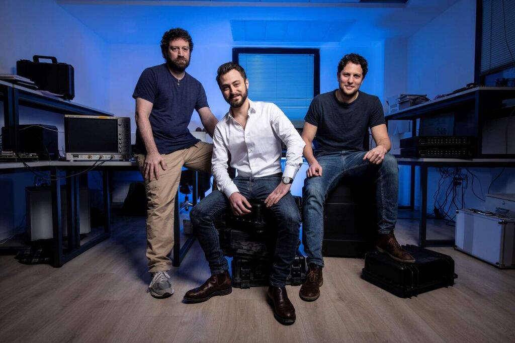 Quantum Machines founders Nissim Ofek, Itamar Sivan and Yonatan Cohen (Photo: Ilya Melnikov) Quantum Machines founders Nissim Ofek, Itamar Sivan and Yonatan Cohen