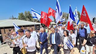 На праздновании 9 мая в Латруне