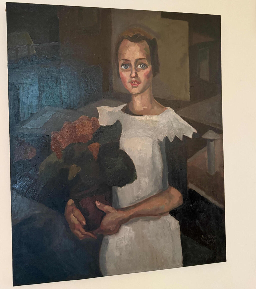 The painting that was looted in 1940 (Photo: Arthur Brand / AFP) הציור שנבזז ב-1940