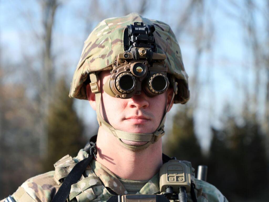 Elbit Systems' America’s Night Vision unit's Enhanced Night Vision Goggle-Binocular systems, known as ENVG-B (Photo: Courtesy of Elbit) Elbit Systems' America’s Night Vision unit's Enhanced Night Vision Goggle-Binocular systems, known as ENVG-B