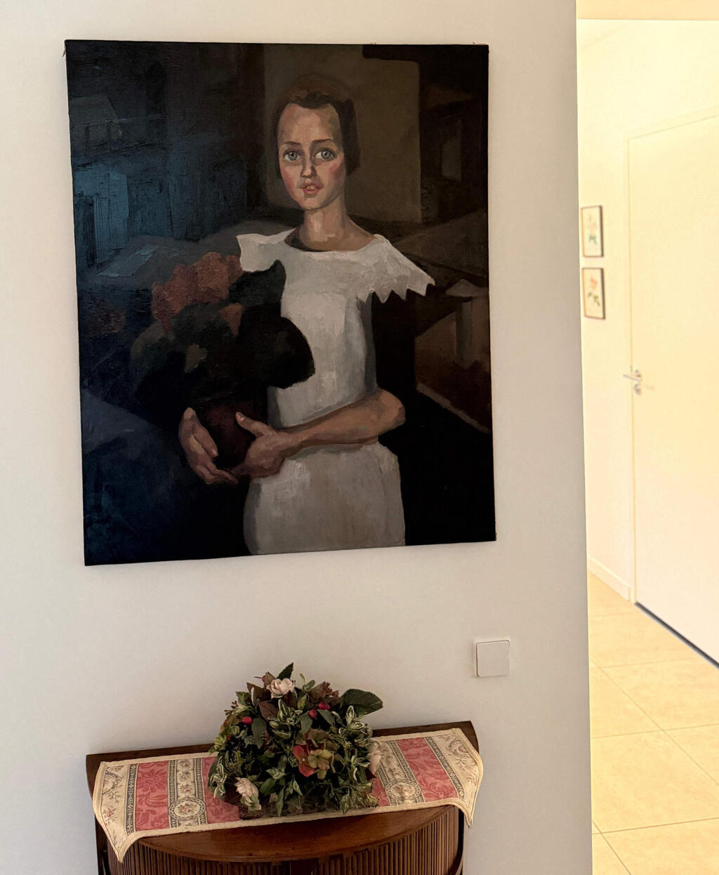 The painting hung in the home of a Nazi collaborator for decades (Photo: Arthur Brand / AFP) התמונה הייתה עשרות שנים בביתו של משתף פעולה עם הנאצים
