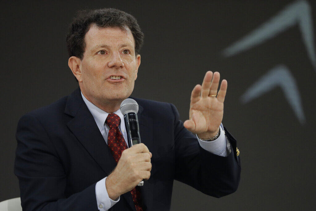Pulitzer winner Nicholas Kristof (Photo: Julio Cortez/AP) ניקולס קריסטוף