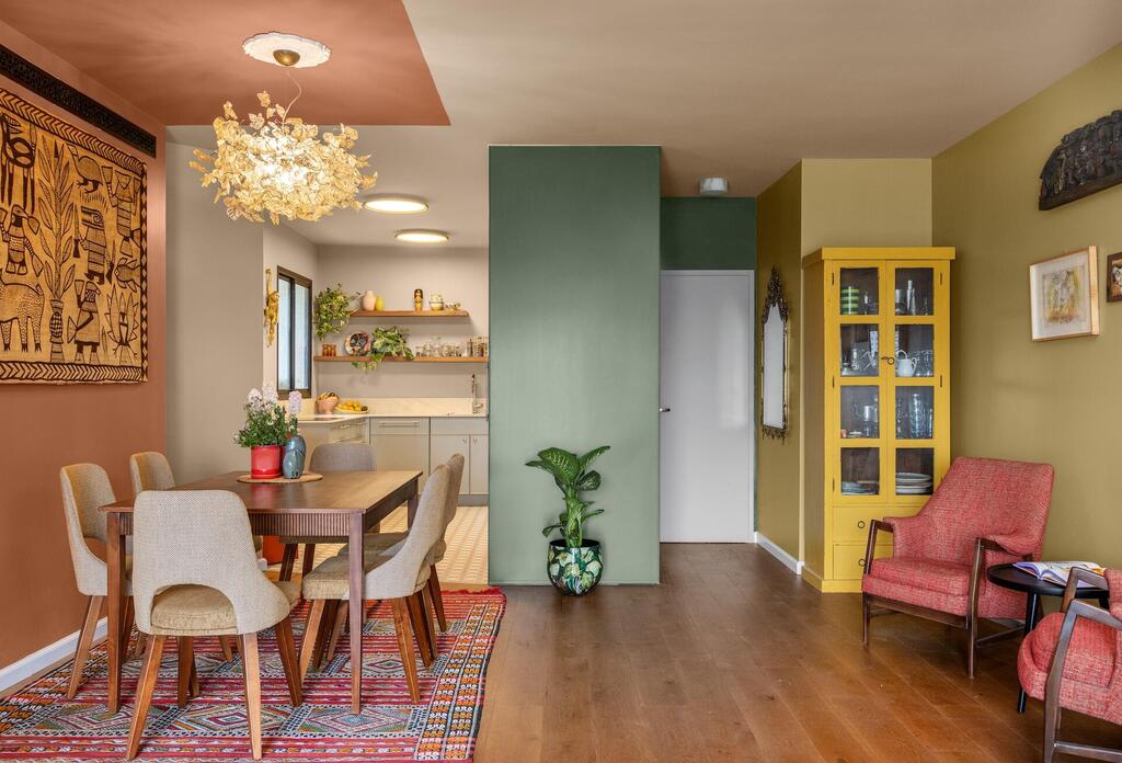 A space built around the resident's unique personality (Photo: Shiran Carmel) דירה צבעונית בתל אביב, עיצוב: מאיה בירגר