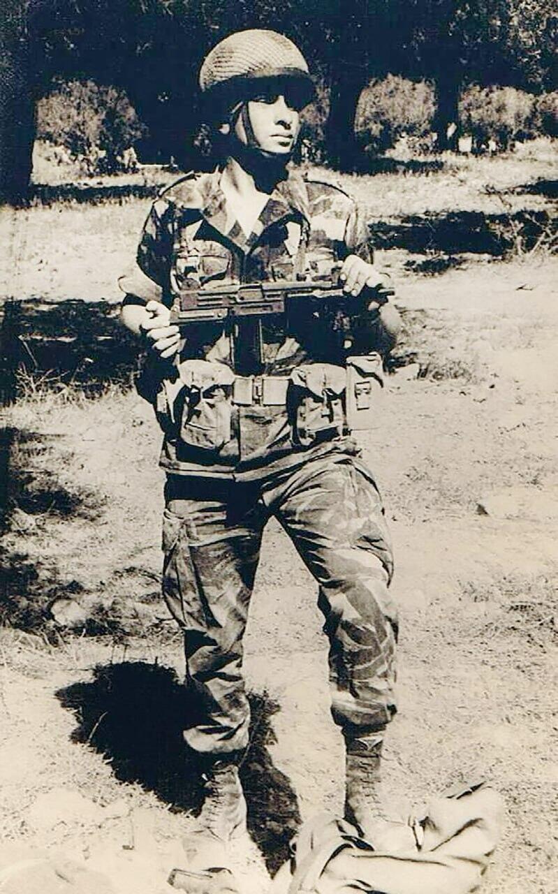 Rotem during his military service (Photo: Ammunition Hill Six-Day War Heritage Center archives) אברהם רותם ויומנו האישי ממלחמת ששת הימים