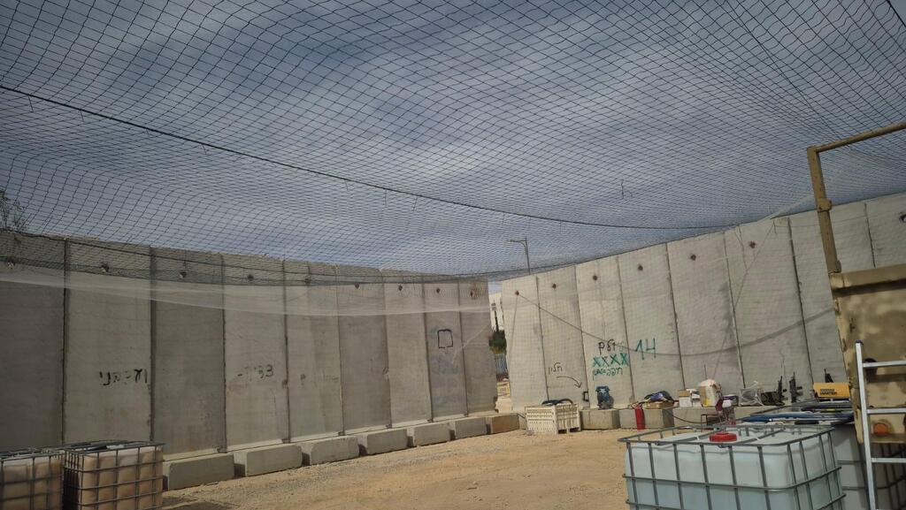 Photo: IDF רשתות התיל נגד איום הרחפנים מלבנון
