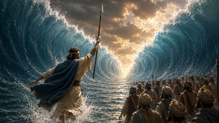 Nachshon Ben Amidav jumps first into the Red Sea 