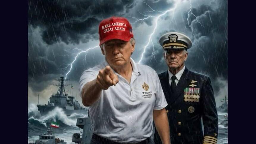 Пост Трампа в его соцсети פוסט של טראמפ ברשת החברתית Truth