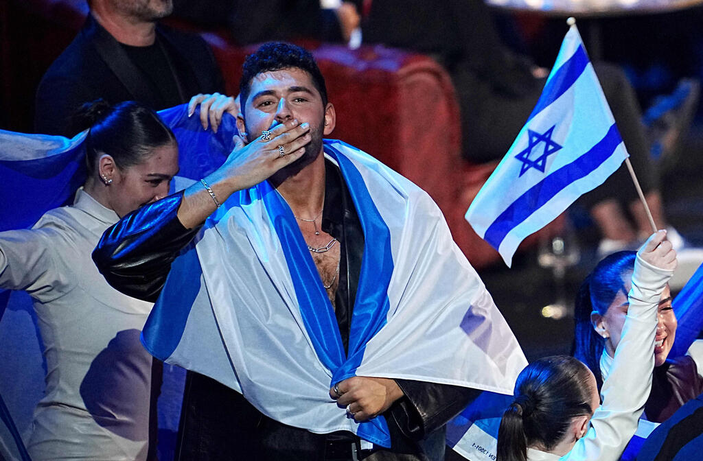 לפני פחות משבועיים. נועם בתן באירוויזיון (צילום: GEORG HOCHMUTH / APA / AFP) נועם בתן אירוויזיון