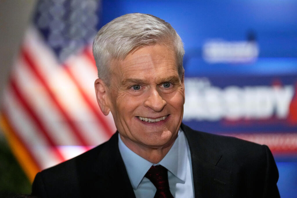 Louisiana Sen. Bill Cassidy (Photo: AP Photo/Gerald Herbert) הסנאטור ביל קסידי שהפסיד ב פריימריז על המושב שלו ב לואיזיאנה ארה"ב 16 במאי