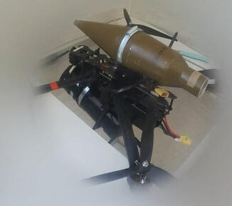 A Hezbollah FPV drone רחפן נפץ של חיזבאללה