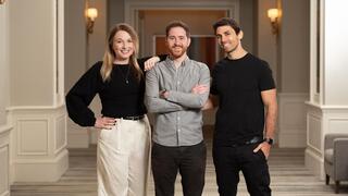 Unframe founders, from right, Co-Founder & VP R&D Adi Azaria; Co-Founder & CEO Shay Levi; COO Larissa Schneider 