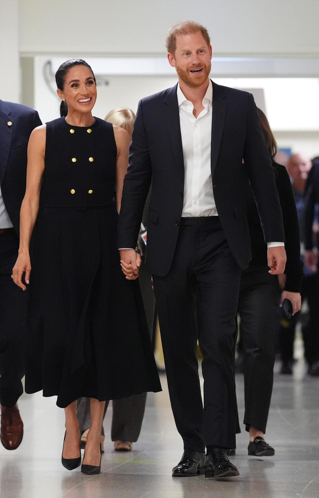 Harry, Meghan and their two children, Prince Archie and Princess Lilibet, met with the king and Queen Camilla at Highgrove House (Photo: Jonathan Brady-Pool/Getty Images) הנסיך הארי ומייגן מרקל