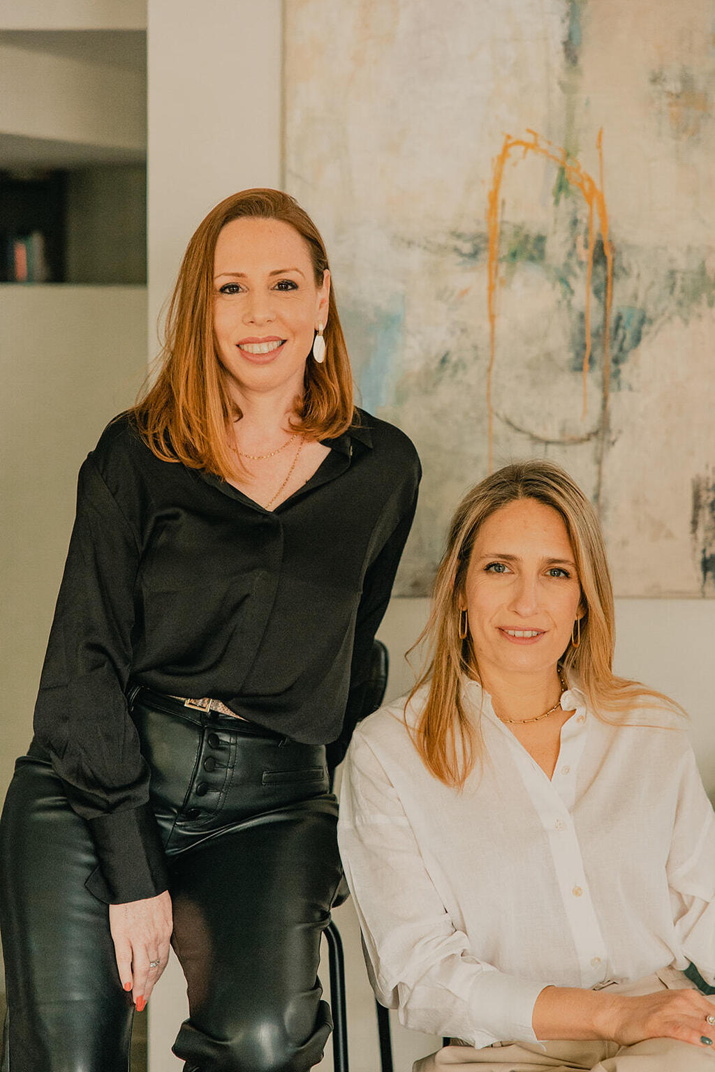 Hadas Roth (left) and Shira Muskal of Halel architecture (Photo: Tal Alkabes) Halel architecture