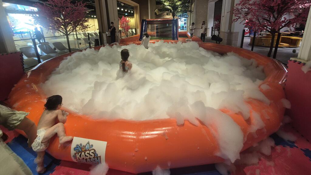 Children's pool at the spa (Photo: Assaf Kamar) בריכת קצץ לילדים במתחם המים