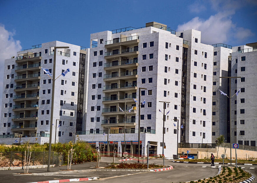 Residential neighborhood under construction (Photo: Yair Sagi) Residential neighborhood under construction
