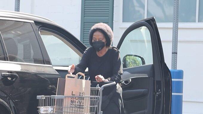 Diana Ross on a grocery run 
