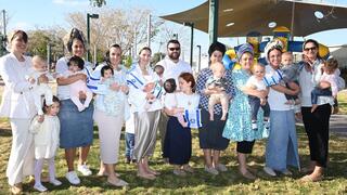 חגיגות חג השבועות בקיבוץ שלומית התינוקות החדשים בקיבוץ 
