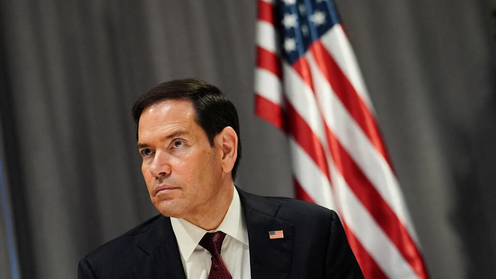 US Secretary of State Marco Rubio (Photo: Julia Demaree Nikhinson/Pool via REUTERS) מרקו רוביו מזכיר המדינה האמריקני בפסגה של נאט"ו בשוודיה