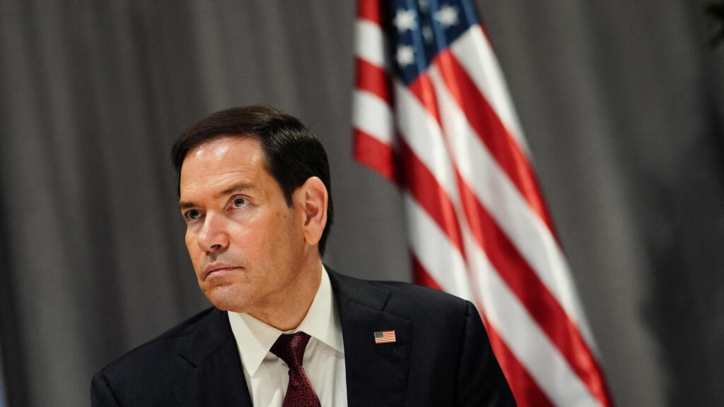 US Secretary of State Marco Rubio (Photo: Julia Demaree Nikhinson/Pool via REUTERS) מרקו רוביו מזכיר המדינה האמריקני בפסגה של נאט"ו בשוודיה