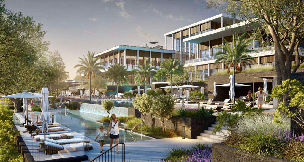 The resort will include around 200 suites with private pools (Photo: Feigin Architects) ריזורט היוקרה שמוקם בכינרת