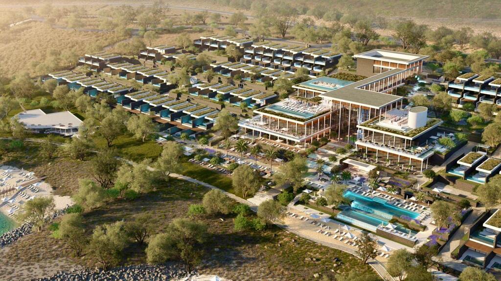 The luxury Sea of Galilee resort (Photo: Feigin Architects) ריזורט היוקרה שמוקם בכינרת