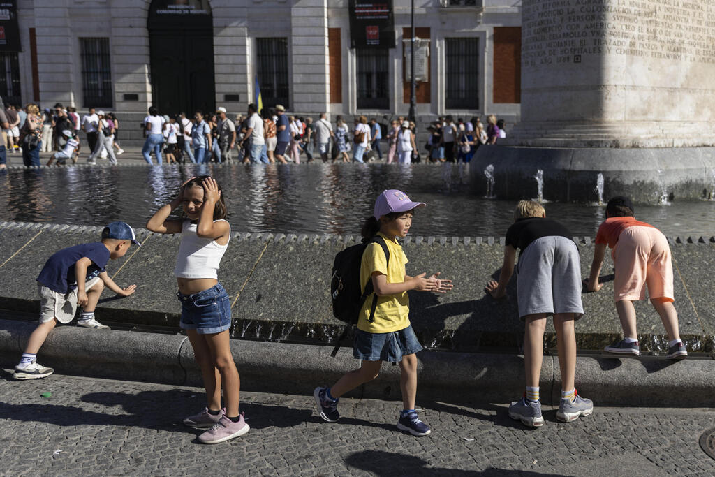 Photo: Pablo Blazquez Dominguez/Getty Images מדריד ספרד גל חום אירופה 23 במאי