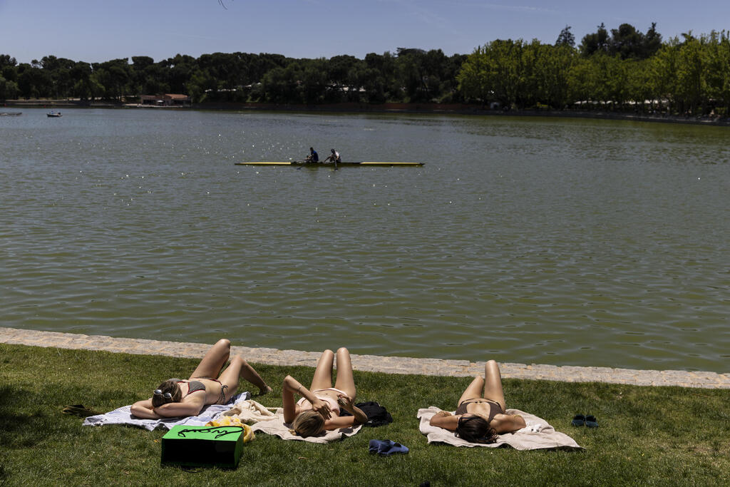 Photo: Pablo Blazquez Dominguez/Getty Images מדריד ספרד גל חום אירופה 23 במאי