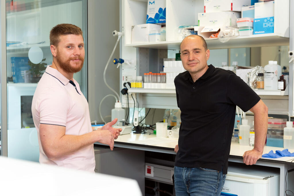 Weizmann Institute Research Prof. Ziv Shulman and Dr. Nachi Nathan (Photo: Weizmann Institute) מחקר מכון ויצמן פרופ' זיו שולמן וד"ר נחום נתן