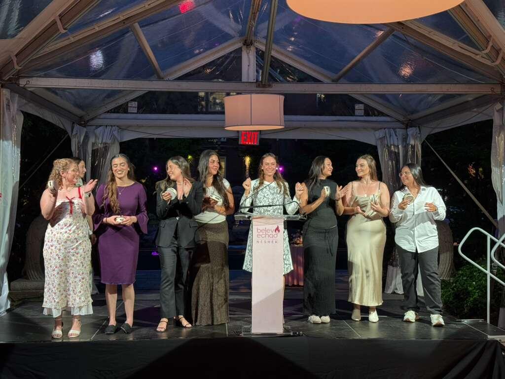 Female IDF veterans take the stage at the Neshek Gala 2026 in New York, where survivors of Oct. 7 shared testimonies of trauma, survival and recovery (Photo: Belev Echad) Female IDF veterans take the stage at the Neshek Gala 2026 in New York, where survivors of Oct. 7 shared testimonies of trauma, survival and recovery