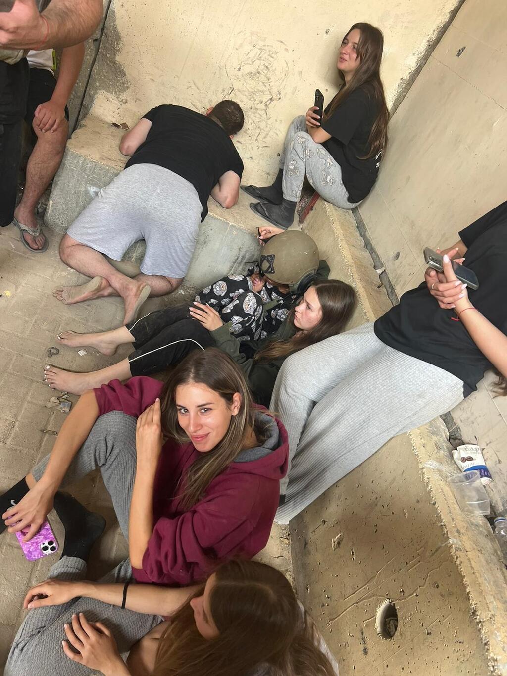 Soldiers shelter at the Nahal Oz base during the Oct. 7 Hamas attack, where survivors later described hours trapped under siege as terrorists closed in (Photo: Belev Echad) Soldiers shelter at the Nahal Oz base during the Oct. 7 Hamas attack, where survivors later described hours trapped under siege as terrorists closed in