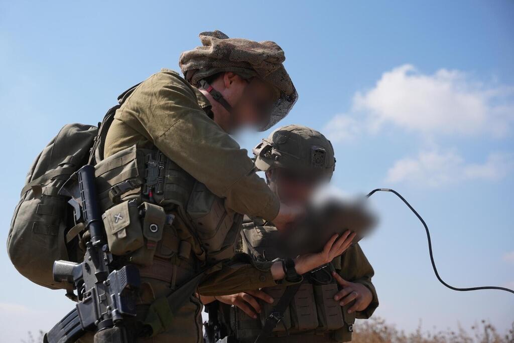IDF troops coordinate during operations in Beit Hanoun, where the military says forces dismantled Hamas tunnel networks and infrastructure built over two decades, in a handout photo released Tuesday (Photo: IDF) כוחות החטיבה הצפונית ויחידת יהל״ם במבצע הנדסי להשמדת תוואי טרור במרחב בית חאנון