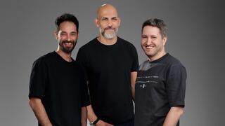 From right: Rotem Abeles, Amos Lahav and Noam Friedman 