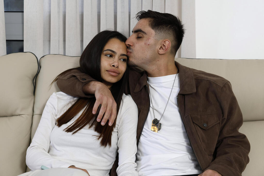 רום ברסלבסקי ובת זוגו שוהם טלקר