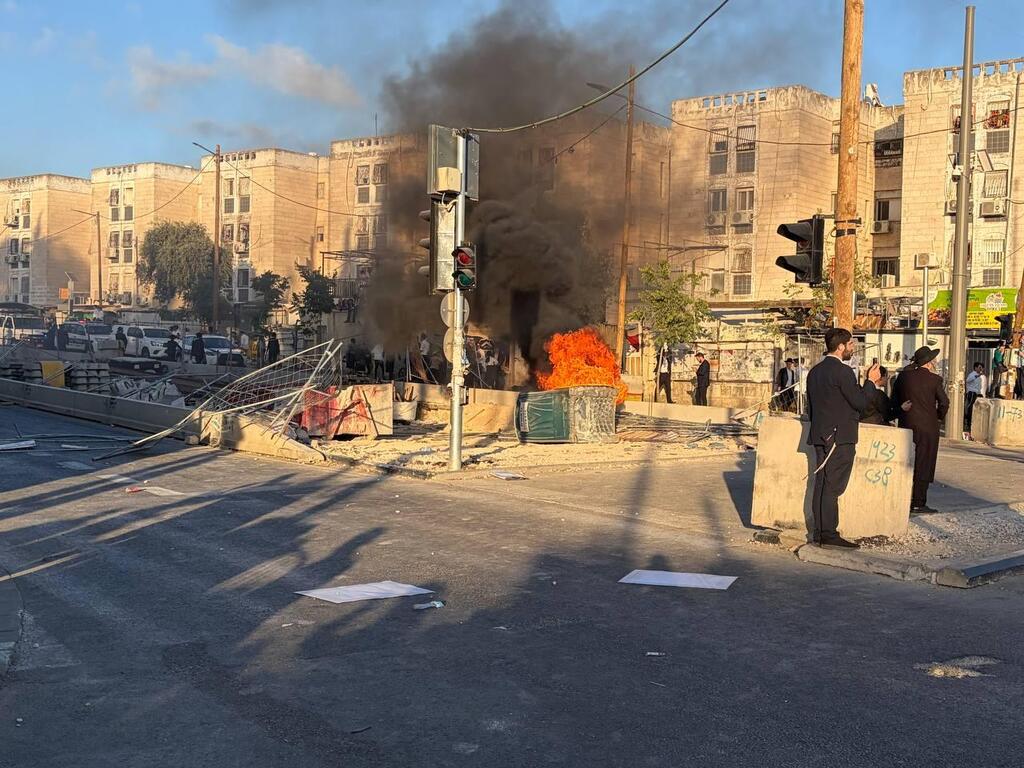 Demonstrations in Jerusalem (Photo: Idan Bloemhof) הפגנת חרדים בירושלים
