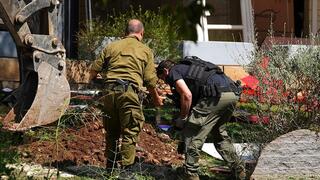 זירת הפגיעה בקריית שמונה - תיעוד ההרס לאחר מטח הרקטות מלבנון