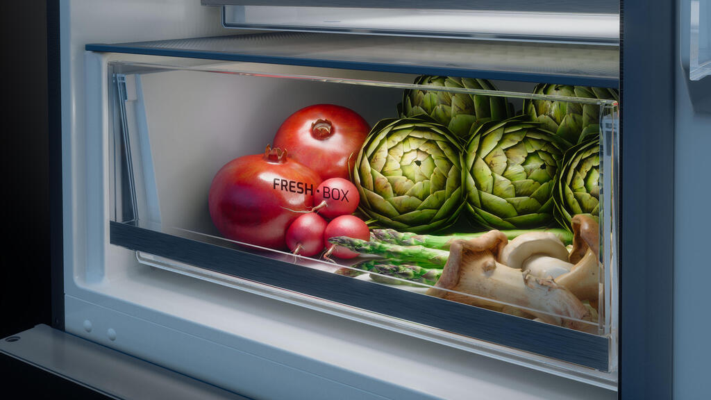 טכנולוגיית FreshBox להארכת חיי הפירות והירקות במקרר_מקררי קומבי של Teka