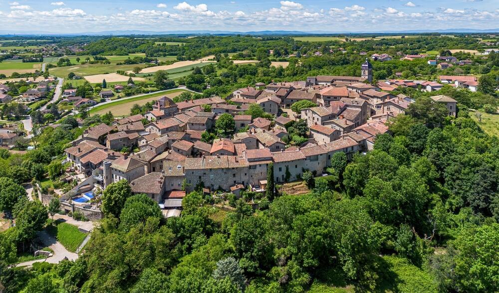 Pérouges from above (Photo: Alexandre.ROSA / Shutterstock) פרוז'