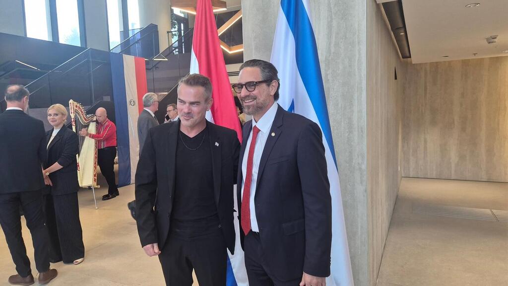 Knesset lawmaker Boaz Toporovsky and Paraguay’s Ambassador to Israel Alejandro Rubin Cymerman (Photo: Gabriel Colodro/The Media Line) Knesset lawmaker Boaz Toporovsky and Paraguay’s Ambassador to Israel Alejandro Rubin Cymerman