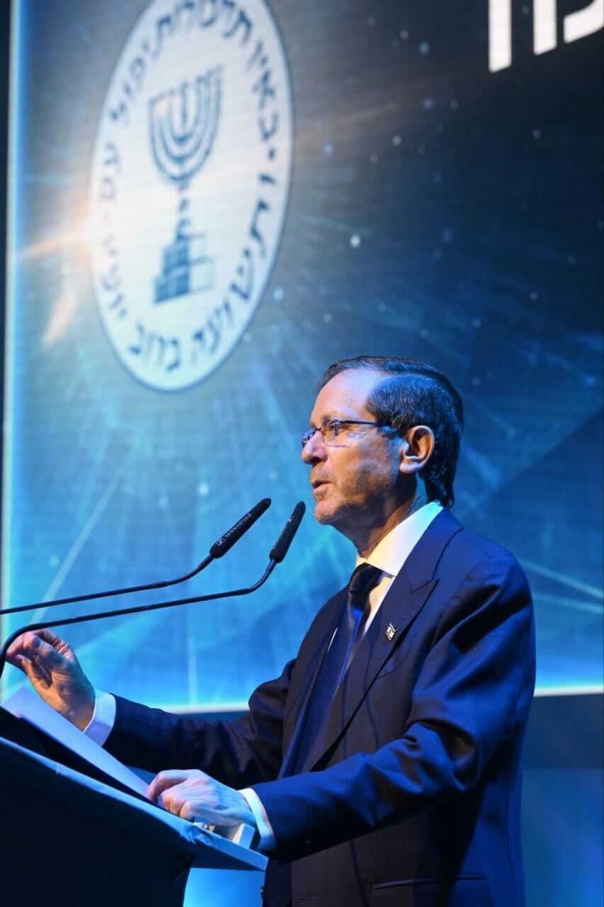 נשיא המדינה באירוע הפרידה מראש המוסד היוצא