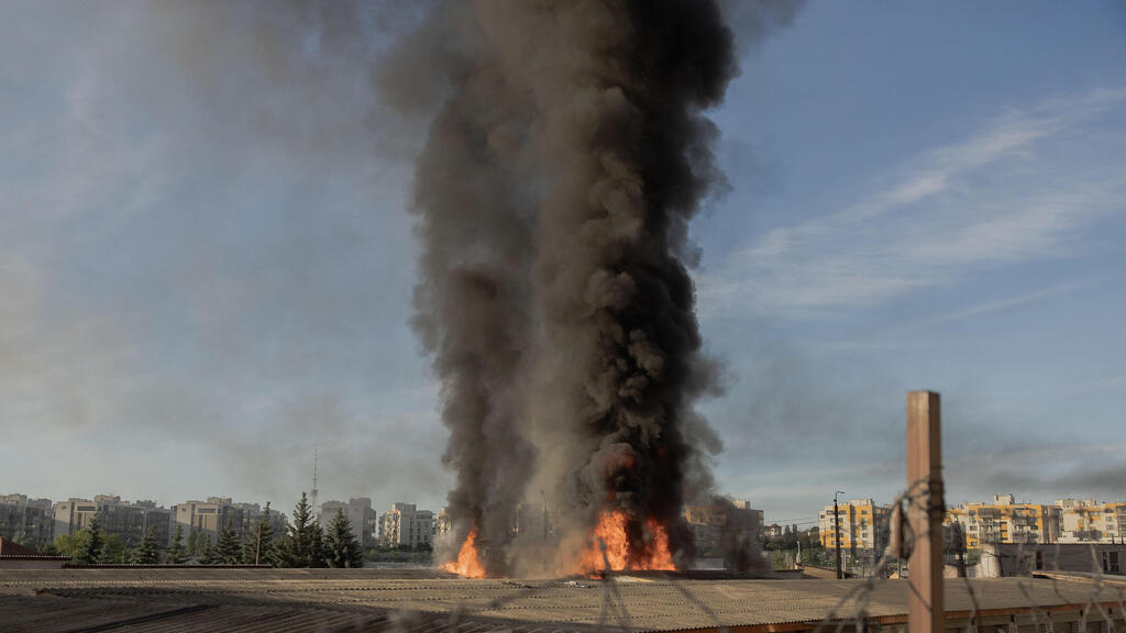 Photo: Roman Pilipey/ AFP מתקפה של רוסיה על קייב אוקראינה