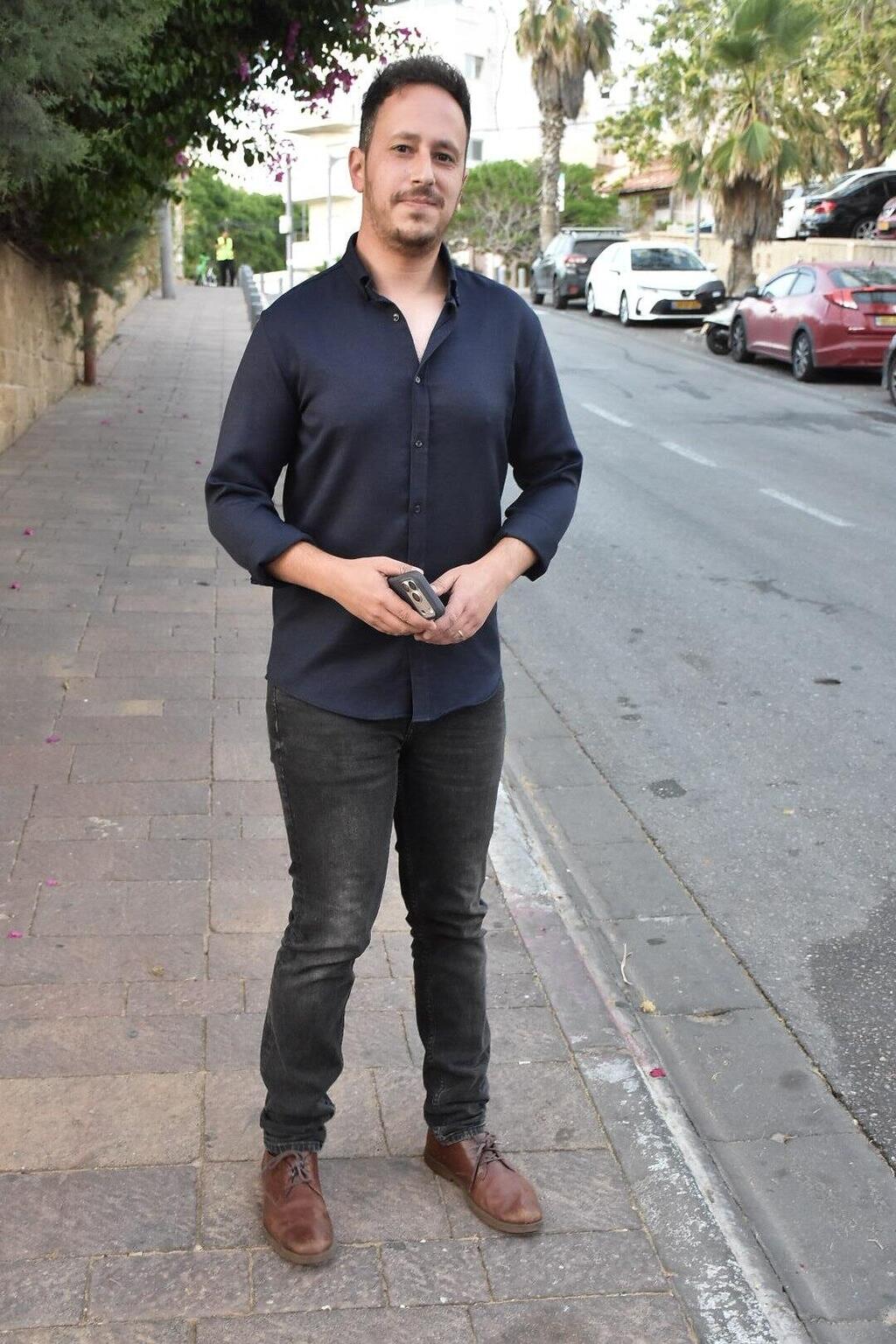מבטיחים לא לשאול שאלה אחת על מזג האוויר. החזאי טל שמאי (צילום: אמיר מאירי) חתונה נריה קראוס