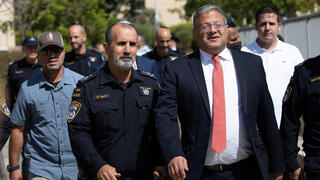 השר לביטחון לאומי איתמר בן גביר ומפכ"ל המשטרה רב-ניצב דני לוי